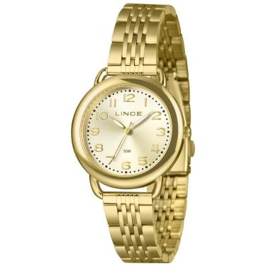 Imagem de Relógio Lince Feminino Ref: Lrgm028L36 C2Kx Casual Dourado