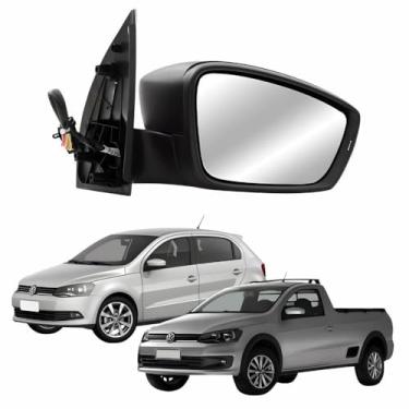 Imagem de Retrovisor Vw Gol G6 2012 Até 2016 Saveiro G6 2013 Até 2016 Lado Esquerdo Motorista
