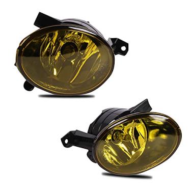 Imagem de WEISIGAO Luzes de neblina para Volkswagen Golf Hatchback/Wagon 2010-2015, Volkswagen Jetta Sedan/Wagon, Volkswagen Beetle, Volkswagen Eos, acessórios premium VW, 1 par (lente amarela)