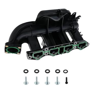 Imagem de Coletor de admissão de motor 615380 com junta compatível com Buick Encore 2013-2020, Chevy Cruze 2012-2016, Sonic 2012-2020, 2013-2020 Trax 1.4L Engine, substitui # 25200449, 555773111 4, 5555 81010