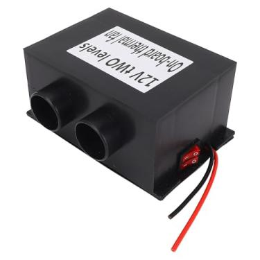 Imagem de Ymiko Aquecedor Portátil de Carro de 12 V Com 2 Aberturas, Descongelador de Pára- Elétrico de 600 W para Caminhões e Veículos, Kit de Aquecimento de Inverno Com Desembaçamento Rápido para Uso