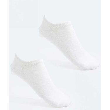 Imagem de Kit 2 Pares Meias Invisíveis Feminina Básicas Marisa-56350, 34/39, Bra