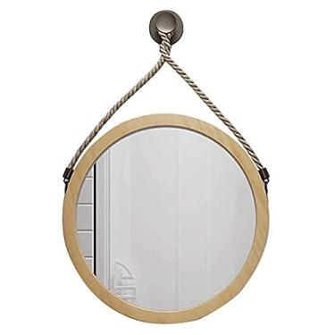 Imagem de LMJYU Espelho de mesa, banheiro, montado na parede, penteadeira, espelho de banheiro europeu para pendurar na parede espelho de banheiro espelho de banheiro espelho de maquiagem espelho cosmético