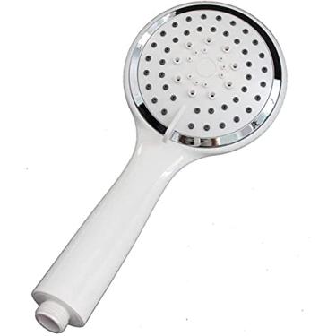 Imagem de YYBOES Chuveiro cabeça de chuveiro filtro de chuveiro elétrico cabeça de chuveiro de alta pressão Abs branco galvanoplastia grossa alta pressão economia de água purificação de água multifuncional