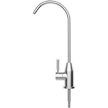 Imagem de Torneira de filtro de água potável torneira de pia de cozinha escovada 360 gira osmose reversa RO filtro de água potável torneira purificador de pia de cozinha - I, K