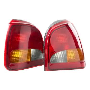 Imagem de Par Lanternas Traseiras Gol Quadrado Tricolor 1987 1988 1989 1990 1991 1992 1993 1994 1995 1996