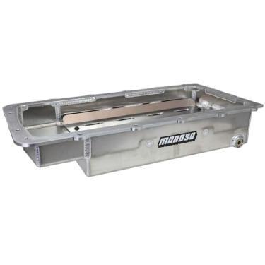 Imagem de Moroso Cárter de óleo de corrida de estrada de alumínio 20581, serve para motor Ford Coiote 5.0, uso com bomba de óleo de depósito úmida externa, coleta #16AN