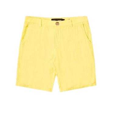 Imagem de Bermuda Reserva Masculina Eco Viscose Lisa Amarela-Masculino