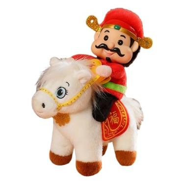 Imagem de Fxzqgnh Cavalo de Ano, Da Riqueza, Brinquedo 2026, Ano Lunar, Enfeite, Presente, Lembrança, Item de Colecionador, Brinquedo de Pelúcia, Estilo B