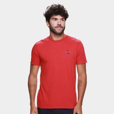 Imagem de Camiseta Calvin Klein Reissue Masculino, Vermelho, GG