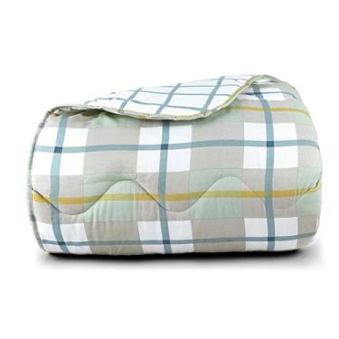 Imagem de Edredom Casal Dupla Face Sublime 400 Fios Micropercal Toque de Algodão