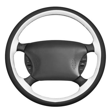 Imagem de MEWANT Capa de volante costurada à mão estilo 3D para Ford Mustang 1994-2004 Acessórios de volante para Ford Mustang 1994-2004