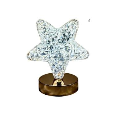 Imagem de Luminária LED Decorativa, 10cm x 2.5cm, 3 Temperaturas de Cor, Recarregável USB, Portátil, Toque Sensível, 250g, para Quarto, Sala, Escritório