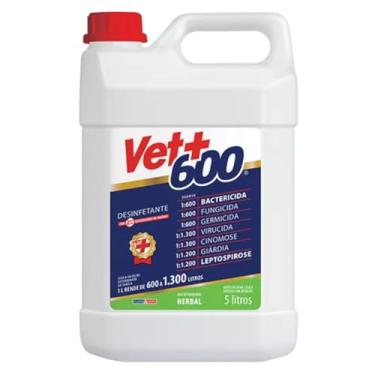 Imagem de Desinfetante Concentrado Bactericida Vet+600 Herbal 5L