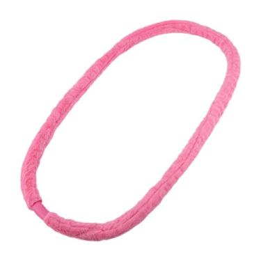 Imagem de UGPLM Bambolê com mola e peso para adultos, macio e silencioso, para exercícios de tonificação perda de peso, ideal para uso interno externo, Rosa