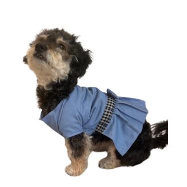 Imagem de Vestido para pet Kelly em jeans (G)