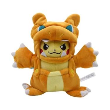 Imagem de Brinquedos De Pelúcia Cos Eevee Pikachu Lucario De 20CM, Bonecos De An