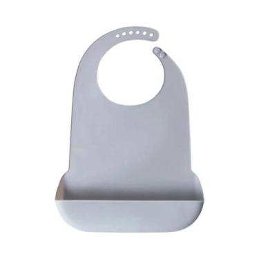 Imagem de Babador De Silicone Impermeável Para Adultos, Protetor Anti-Oleo Para 