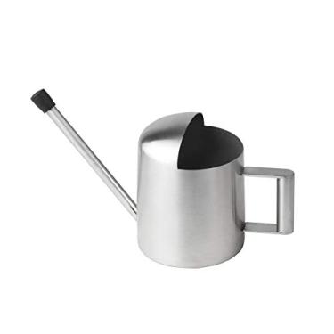 Imagem de Vaso de água de aço inoxidável de 300 ml, chaleira de irrigação interna para bonsai e plantas penduradas com grande diâmetro e superfície (prata)