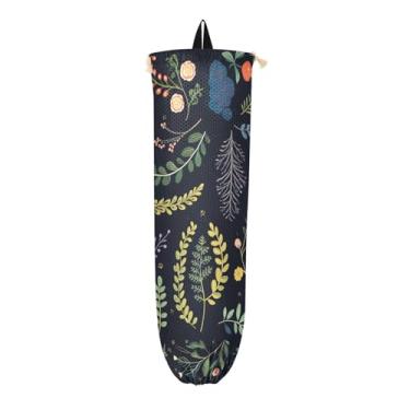 Imagem de Suportes de saco de plástico para bordas florais festivas e grinaldas, bolsa de armazenamento de cozinha, suportes de sacolas plásticas para sacolas de supermercado