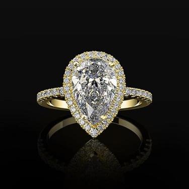 Imagem de 1 anel fashion feminino para casamento, noivado, festa, presente de dia dos namorados, Cobre, Sem pedra preciosa