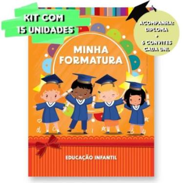 Imagem de Kit 15 Unidades-Minha Formatura Educação Infantil - Kit de Livros, 3