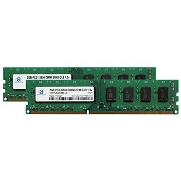 Imagem de Adamanta Atualização de memória de 4 GB (2 x 2 GB) para Gigabyte GA-H61M-S2P-B3 DDR3 1333 PC3-10600 DIMM 2Rx8 CL9 1.5v RAM