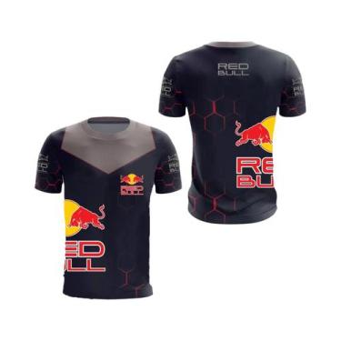 Imagem de Camiseta De Manga Curta Red Bull Racing Masculina 2025 Nova Moda Para 