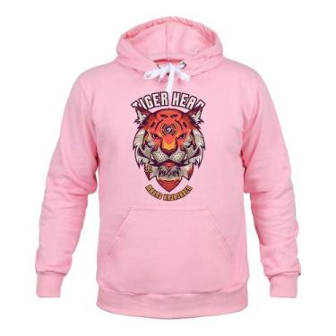 Imagem de Moletom Estampado Inverno Tiger Hear - Nexstar, Rosa, M