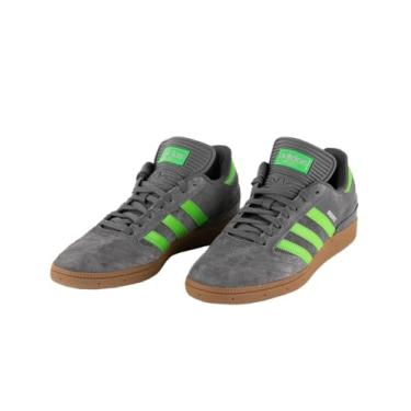 Imagem de adidas Sapatos Busenitz - Cinza/Limão Lúcido/Goma, Cinza/limão lúcido/chiclete, 7
