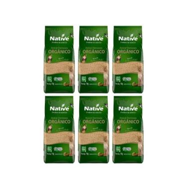 Imagem de Açúcar Orgânico Demerara Native 1kg - Kit Com 6 unidades
