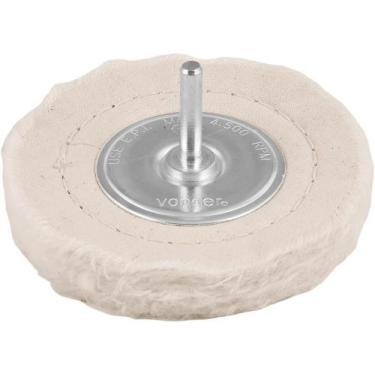 Imagem de Roda de feltro/pano 4x1/2" haste 1/4" p/ polimento Vonder