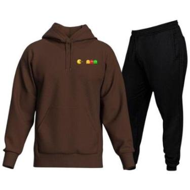 Imagem de Conjunto De Moletom Blusa e Calça De Frio Modelo Canguru Top Hyve Masculino-Masculino