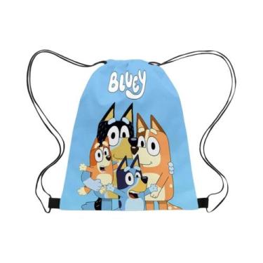 Imagem de Mochila De Cordão Bluey Bingo Anime Cartoon, Bolsa De Armazenamento Po