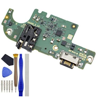 Imagem de Porta de carregador USB tipo C 3.1 USB de substituição para LG K92 5G LMK920 LM-K920 com conector de fone de ouvido de microfone