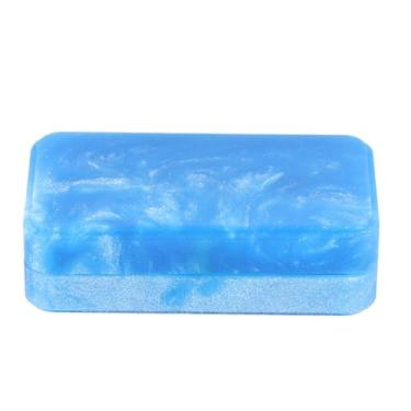 Imagem de Fabater Push Slider Brinquedo Calmante Portátil Dedo Slider para Meditação Escritório Viagem Resina + Plástico (Azul)