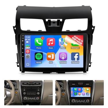 Imagem de Naifay 4G + 64G Android 13 estéreo automotivo para Nissan Altima 2013 2014 2015 atualização de rádio, tela sensível ao toque de 10,1 polegadas para Altima com CarPlay Android Auto Bluetooth/GPS/WiFi