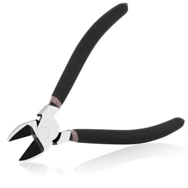 Imagem de Billbotk Cortadores de arame, alicate de corte lateral grande e resistente, alicate de corte nivelado para fabricação de joias, fio floral e artesanato, ferramenta de corte de arame para abraçadeiras