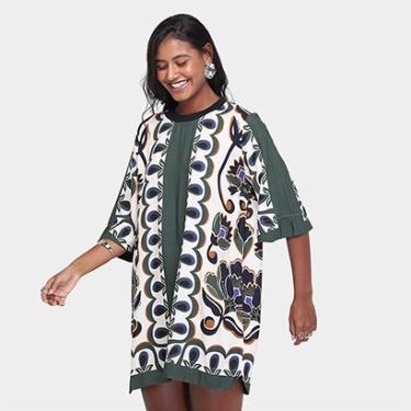 Imagem de Vestido Farm T-Shirt Floral Arabesque Feminino-Feminino