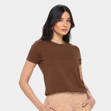 Imagem de Camiseta Calvin Klein Básica Feminina-Feminino