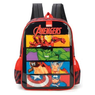 Imagem de Mochila De Costas Avengers Heróis Vermelho