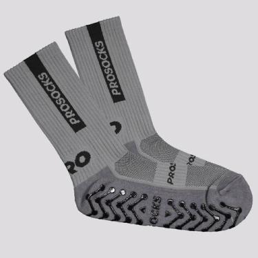 Imagem de Meia de Futebol Pro Socks Ultragrip Cinza, 39-44