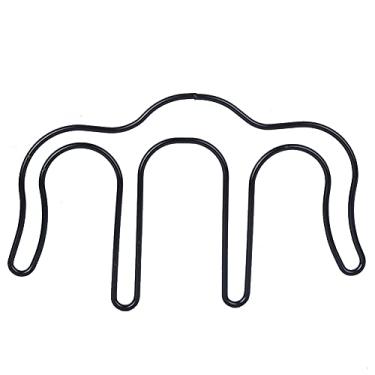 Imagem de CUOFYUNL 2 peças porta página de música clipe de livro acessórios para instrumentos musicais tipo M ferro leve (Preta)