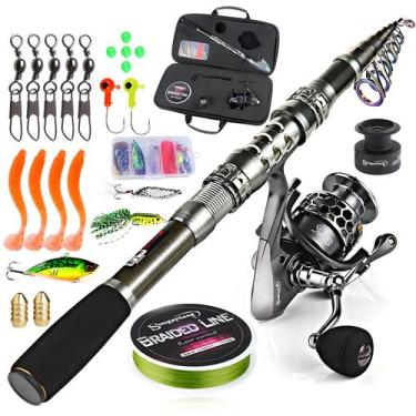 Imagem de Vara De Pesca Telescópica De 1.8-2.7m Com Relação De Engrenagem De Alt