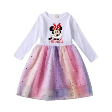 Imagem de Vestido De Princesa Tutu De Manga Longa Para Meninas Pequenas Com Rend