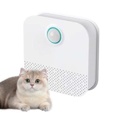 Imagem de Desodorizador de caixa de areia - Absorvedor de ambientador seguro - Sensor automático eliminador de odor de gato para casa - para casa de banho casa armário lavanderia interior exterior chão