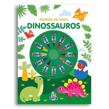 Imagem de Diversão Em Cores: Dinossauros - BLU EDITORA, Sortido