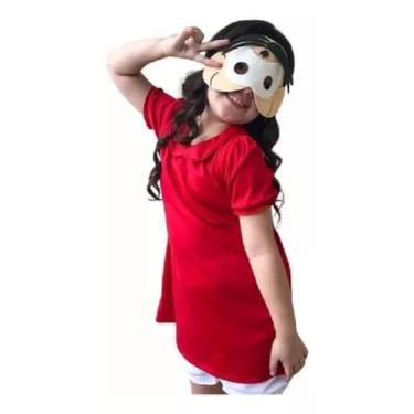 Imagem de Fantasia Mônica Turma Da Monica Infantil - Turma Da Mônica, G veste 5 