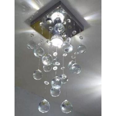 Imagem de Lustre Para Sala, Quarto, Hall, Cozinha Em Cristal K9 - - Lustres Bran