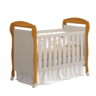 Imagem de Berço para Quarto de Bebê 2 em 1 Danny Areia Fosco/Savana